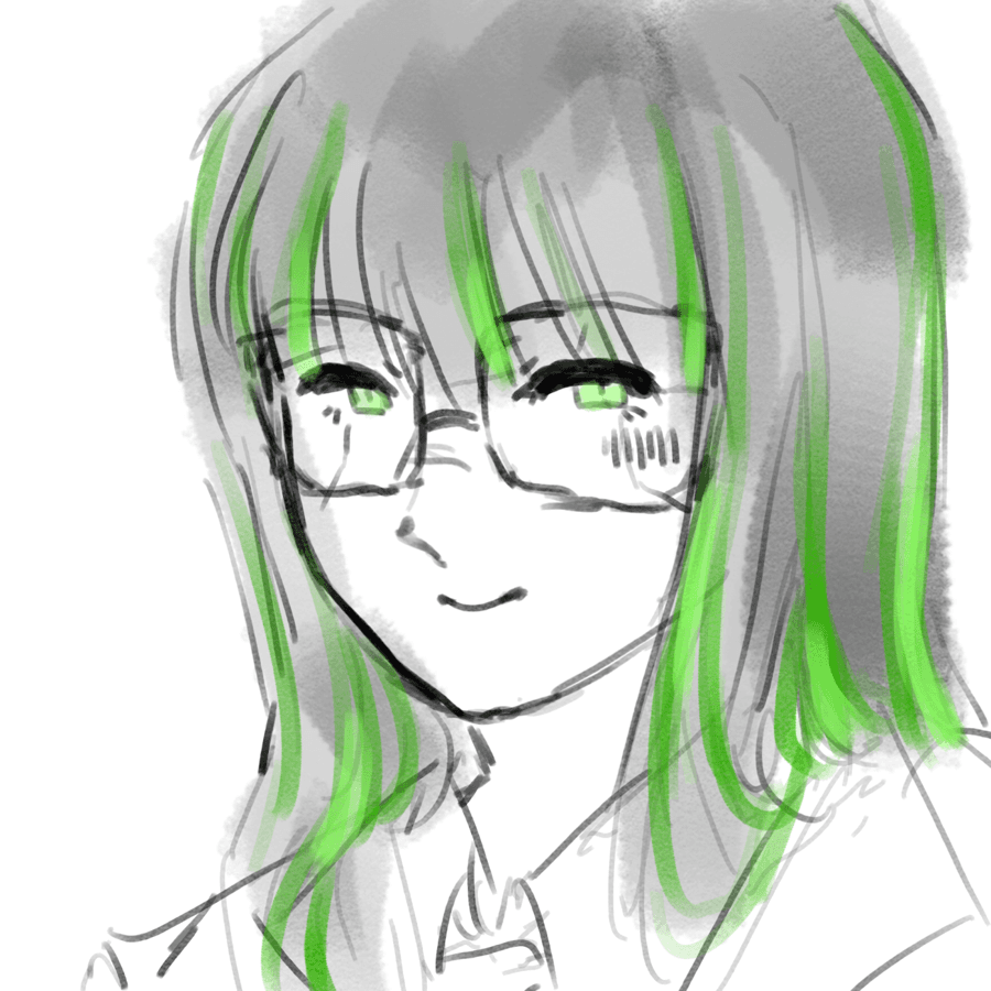 Anime-style portrait