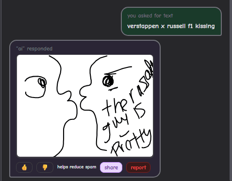 Verstappen x Russell sketch